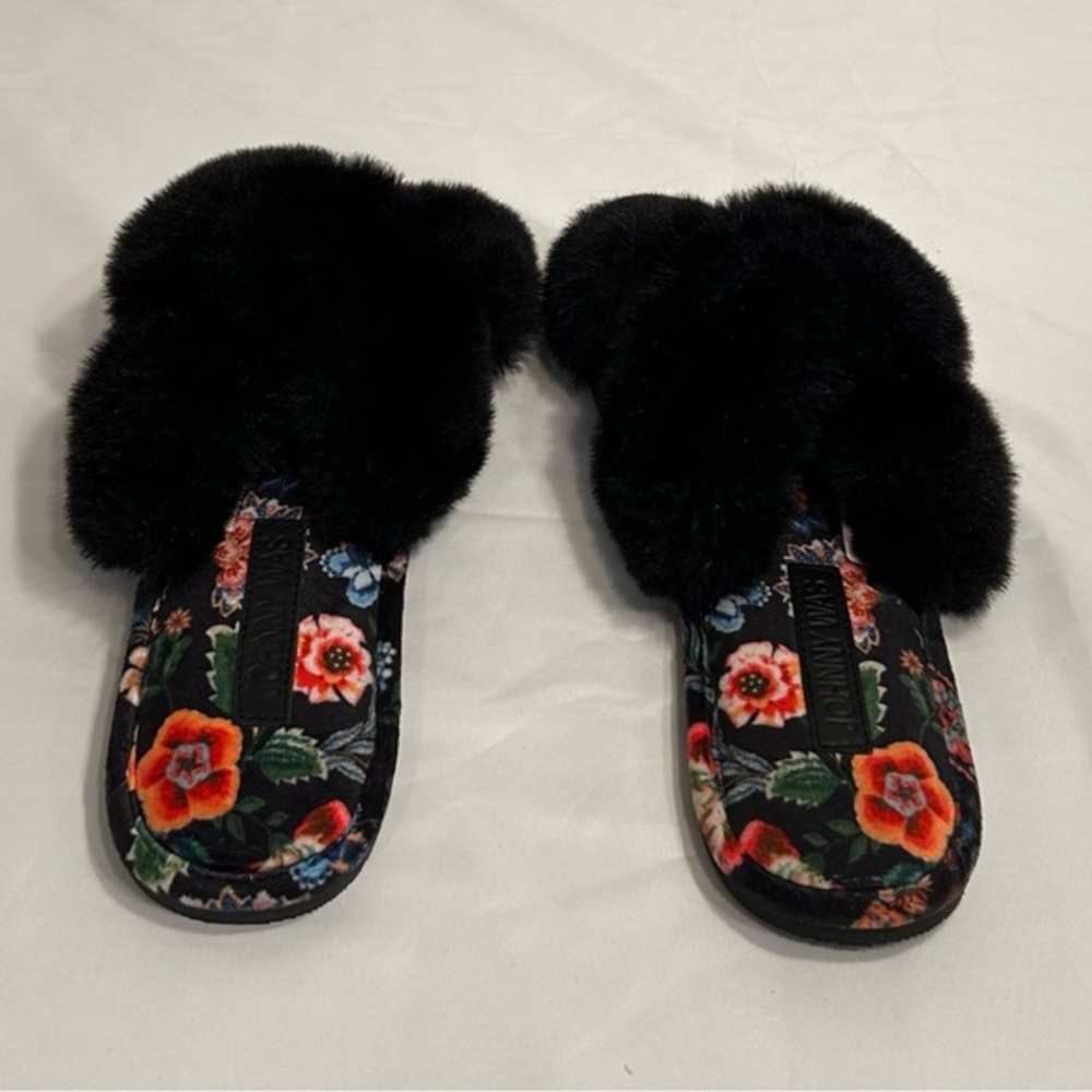 Johnny Was Ardell X Fur slippers